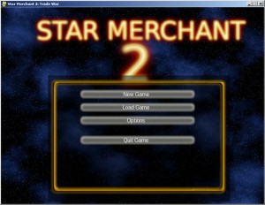 Star Merchant 2's Working Main Menu (click to enlarge)